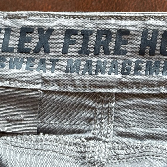 Men's Gray DuluthFlex Fire Hose Relaxed Fit Sweat Management Cargo Work Pants - Picture 3 of 9